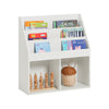 SoBuy KMB01-W, Children Kids Bookcase Storage Display Rack Organizer Holder, White