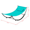 SoBuy KMB04-B, Outdoor Children Rocking Hammock Sun Lounger, Blue