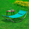 SoBuy KMB04-B, Outdoor Children Rocking Hammock Sun Lounger, Blue