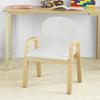 SoBuy KMB24-Wx2, Set of 2 Children Chairs, Wooden Kids Children Chair Stool, White