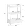 SoBuy KMB31-W, Children Toy Shelf Bookcase Storage Display Shelf Organizer Holder, White