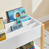 SoBuy KMB35-W, Children Bookcase Toy Shelf Storage Display Shelf Rack Organizer, White