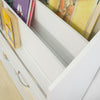 SoBuy KMB39-W, Children Bookcase Book Shelf Toy Storage Display Rack Holder, White