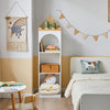 SoBuy KMB42-W, Children Bookcase Toy Shelf Children's Room Storage Display Rack, White