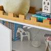 SoBuy KMB44-W, Children Storage Display Chest Cabinet, Children Bookcase Toy Shelf, White