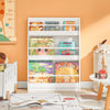 SoBuy KMB45-W, Children Bookcase Toy Shelf Storage Display Rack Organizer Holder, White