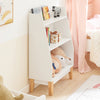 SoBuy KMB47-W, 3 Tiers Children Kids Bookcase Book Shelf Toy Shelf Storage, White