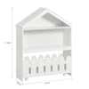 SoBuy KMB52-W, House Shape Children Bookcase Toy Shelf Storage Display Shelf Rack, White