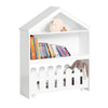 SoBuy KMB52-W, House Shape Children Bookcase Toy Shelf Storage Display Shelf Rack, White
