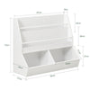 SoBuy KMB56-W, Children Kids Bookcase Book Shelf Toy Shelf Storage Display Shelf, White
