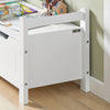 SoBuy KMB59-W, Children Kids Storage Bench Toy Chest Organizer Storage Box, White