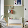 SoBuy KMB59-W, Children Kids Storage Bench Toy Chest Organizer Storage Box, White