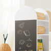 SoBuy KMB64-W, Children Kids BookshelfToy Shelf Storage Display Shelf Rack with Blackboard, White