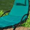 SoBuy OGS39-TB, Garden Patio Hammock Swing Hammock Swing Chair Sun Lounger, Blue