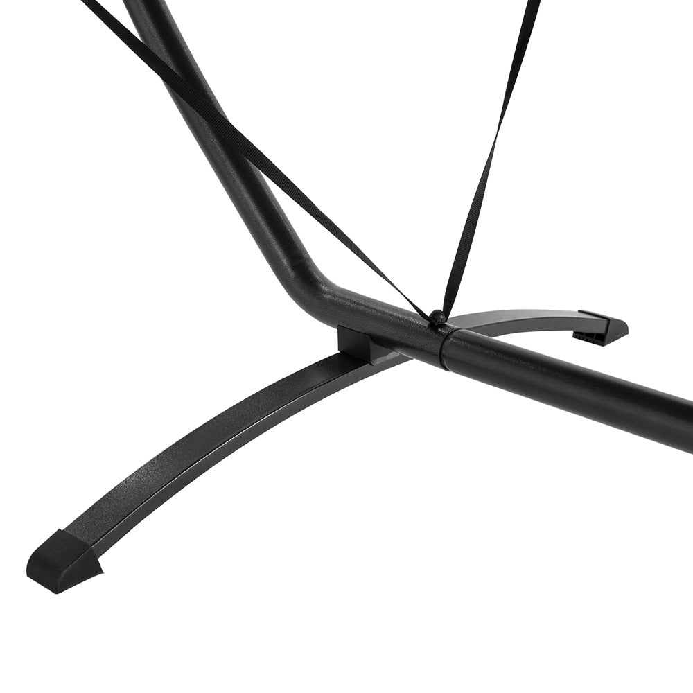 SoBuy OGS51-TB, Outdoor Garden Patio Hammock Swing Chair Sun Lounger with Sun Shade, Blue