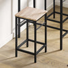 SoBuy OGT10-N, Bar Set-1 Bar Table and 2 Stools, Home Kitchen Breakfast Bar Set Furniture Dining Set, Wood