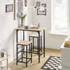 SoBuy OGT10-N, Bar Set-1 Bar Table and 2 Stools, Home Kitchen Breakfast Bar Set Furniture Dining Set, Wood