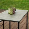 SoBuy OGT11-HG, Bar Set-1 Bar Table and 4 Stools, 5 Pieces Home Kitchen Breakfast Bar Set Furniture Dining Set, Grey