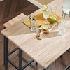 SoBuy OGT11-N, Bar Set-1 Bar Table and 4 Stools, 5 Pieces Home Kitchen Breakfast Bar Set Furniture Dining Set, Wood