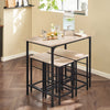 SoBuy OGT11-N, Bar Set-1 Bar Table and 4 Stools, 5 Pieces Home Kitchen Breakfast Bar Set Furniture Dining Set, Wood