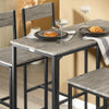 SoBuy OGT14-N, Bar Set-1 Bar Table and 4 Stools, Home Kitchen Furniture Dining Set, Wood