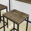 SoBuy OGT30-N, Bar Set-1 Bar Table and 2 Stools, 3 Pieces Home Kitchen Furniture Dining Set, Wood