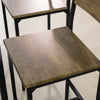 SoBuy OGT42-F, Home Kitchen Breakfast Bar Set Furniture Dining Set, Brown