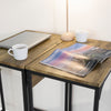 SoBuy OGT42-F, Home Kitchen Breakfast Bar Set Furniture Dining Set, Brown