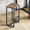 SoBuy OGT43-F, Home Kitchen Breakfast Bar Set Furniture Dining Set, Brown