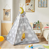 SoBuy OSS03-A01, Children Play Tent Playhouse Kids Teepee Tipi with Floor Mat, White