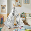 SoBuy OSS03-A02, Children Play Tent Playhouse Kids Teepee Tipi with Floor Mat, White