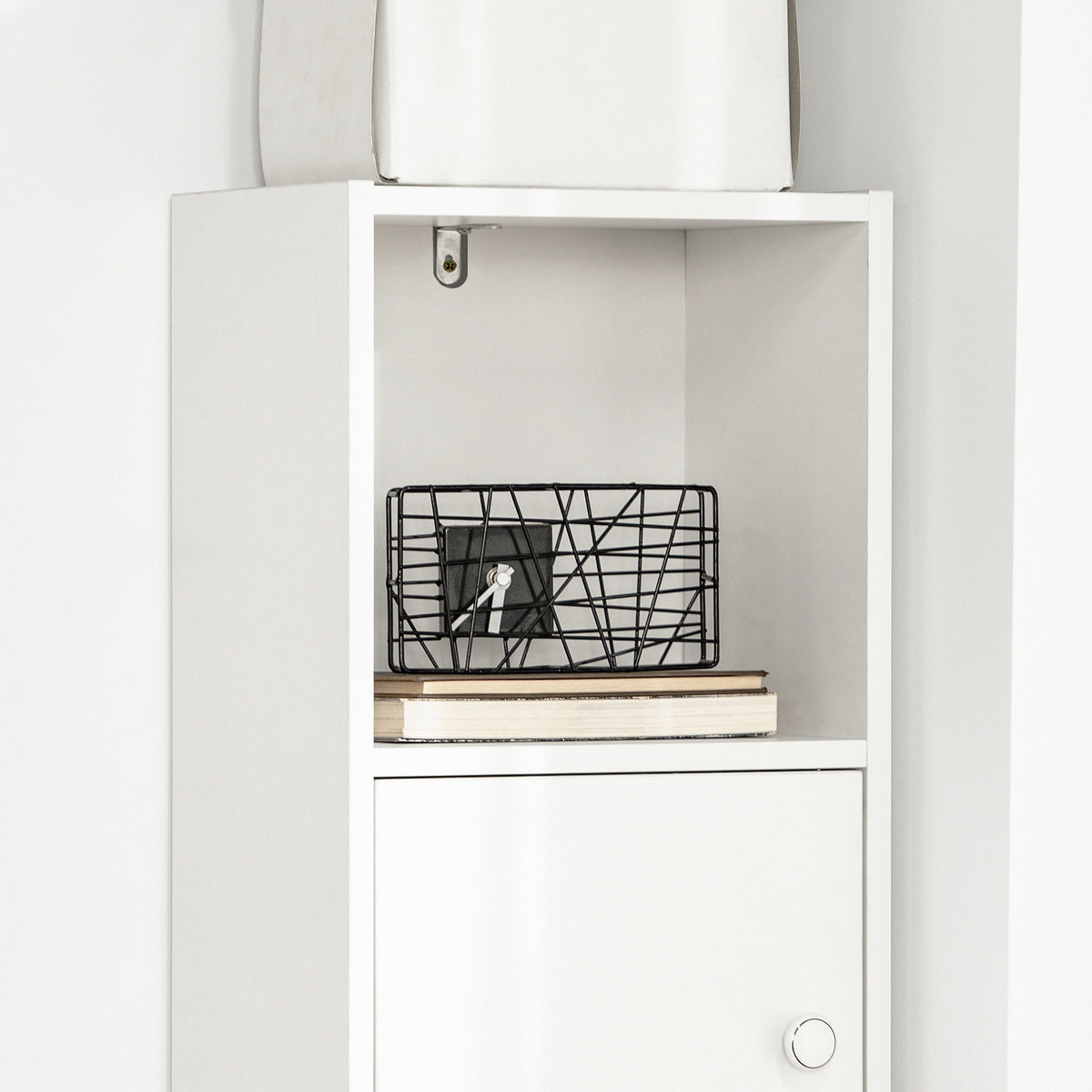 SoBuy STR10-W, Bathroom Tall Cabinet Bathroom Shelf Bathroom Storage Cabinet, White