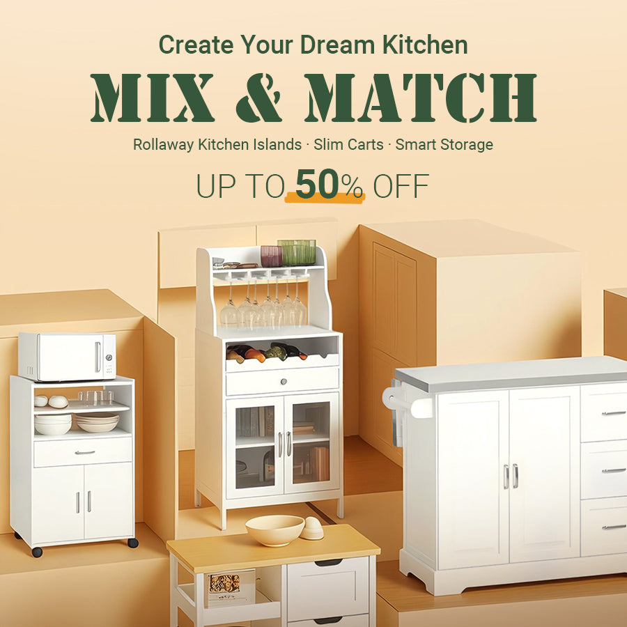 Design Your Dream Kitchen this August: Save up to 50% on SoBuy’s Versatile Furniture