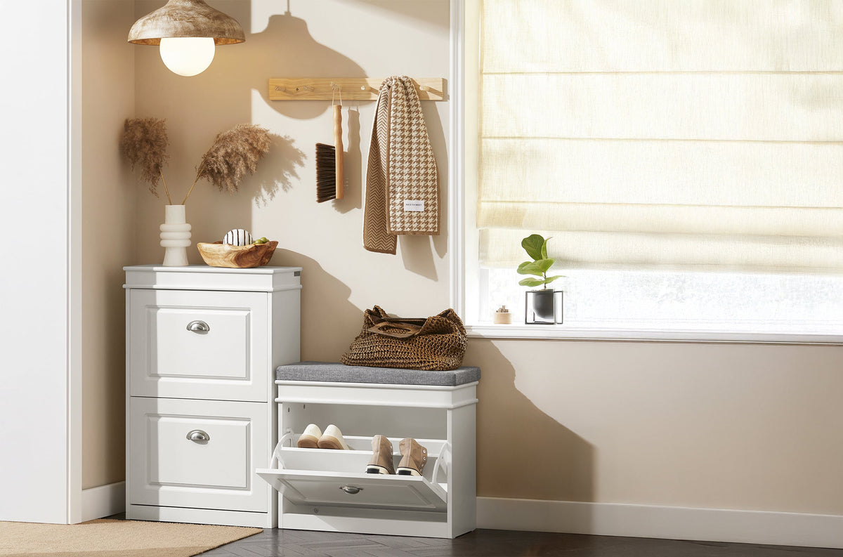How to Maximise a Narrow Hallway: 2 Slim Shoe Storage Solutions for Small UK Homes
