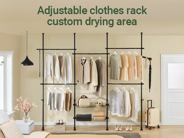Smart Storage, Simple Living: Discover SoBuy Space-Saving Clothes Racks