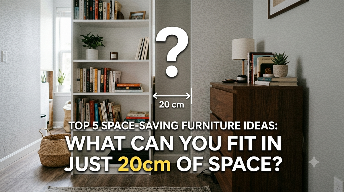 Top 5 Space-Saving Furniture Ideas: What Can You Fit in Just 20cm of Space?