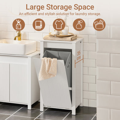 SoBuy BZR100-W laundry cabinet assembly and installation guide