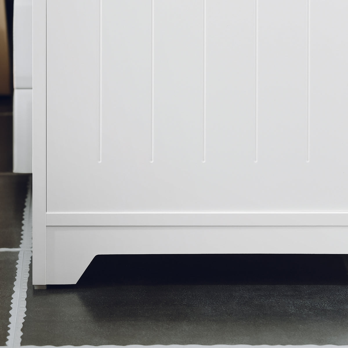 SoBuy BZR108-W, Under Sink Cabinet Bathroom Vanity Unit Storage Cabinet, White