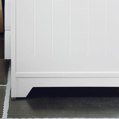 SoBuy BZR108-W, Under Sink Cabinet Bathroom Vanity Unit Storage Cabinet, White