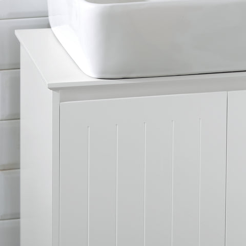 SoBuy BZR108-W, Under Sink Cabinet Bathroom Vanity Unit Storage Cabinet