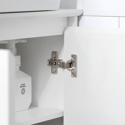 SoBuy BZR108-W, Under Sink Cabinet Bathroom Vanity Unit Storage Cabinet, White