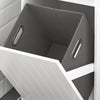 SoBuy BZR110-W, Laundry Cabinet Laundry Chest Bathroom Storage Cabinet