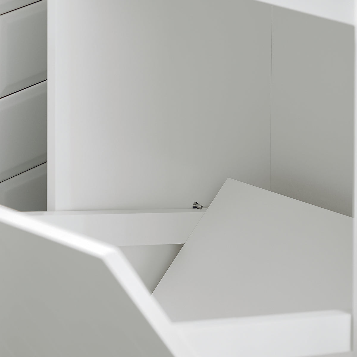 SoBuy BZR110-W, Laundry Cabinet Laundry Chest Bathroom Storage Cabinet, White