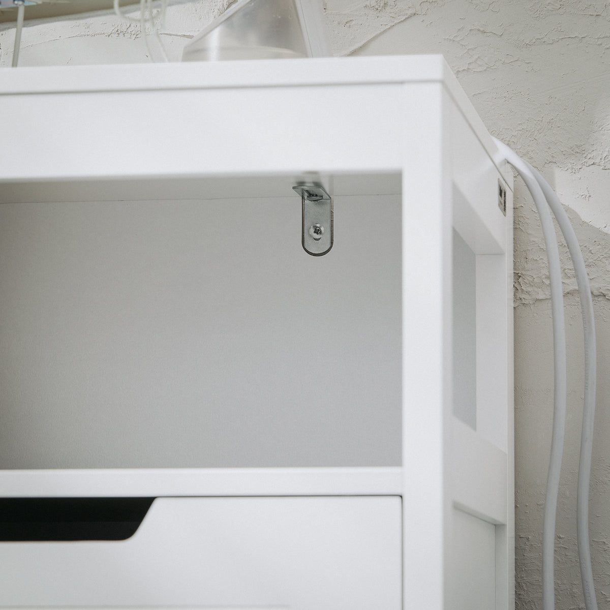 SoBuy BZR121-W, Bathroom Cabinet Bathroom Storage Cabinet Cupboard with 2 Doors, White