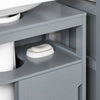 SoBuy FRG128-II-SG, Under Sink Bathroom Storage Cabinet, Suitable for Pedestal Sinks