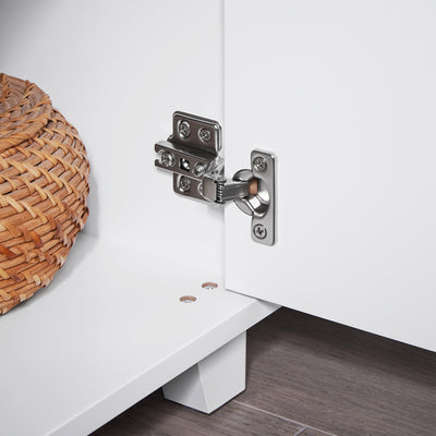 SoBuy BZR148-W, Under Sink Cabinet Bathroom Vanity Unit Bathroom Cabinet Suitable for Pedestal Sinks, White