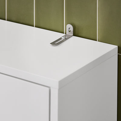 SoBuy BZR165-W, Over Toilet Cabinet Bathroom Space Saver Bathroom Storage Cabinet Cupboard, White