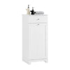 SoBuy BZR21-II-W, Laundry Cabinet Laundry Chest Bathroom Storage Cabinet with Laundry Basket White W40 x D38 x H90cm