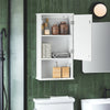 SoBuy BZR25-W, Wall Mounted Single Door Bathroom Storage Cabinet Medicine Cabinet