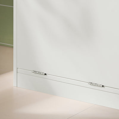 SoBuy BZR79-W, Laundry Cabinet Laundry Chest Bathroom Cabinet Storage Cabinet, White